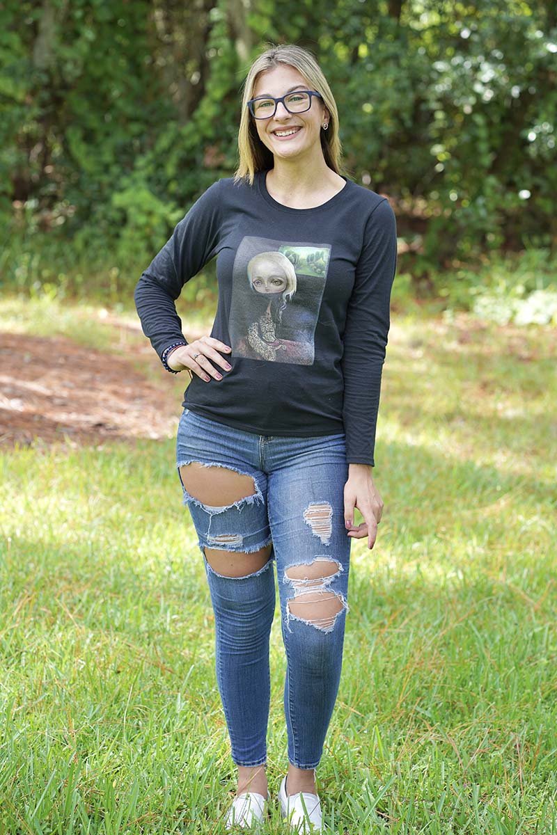 Renaissance Girl Long Sleeve T-Shirt