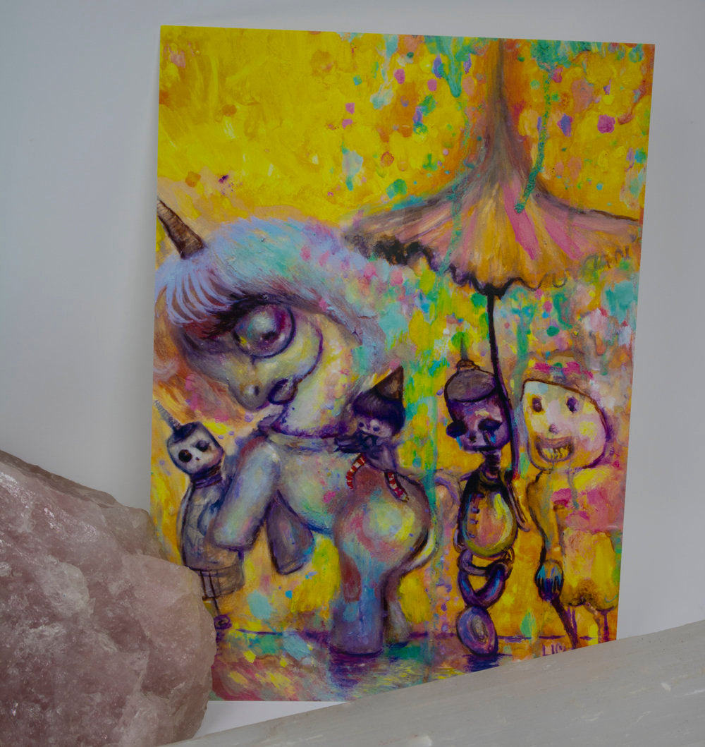 Circus Unicorn Print