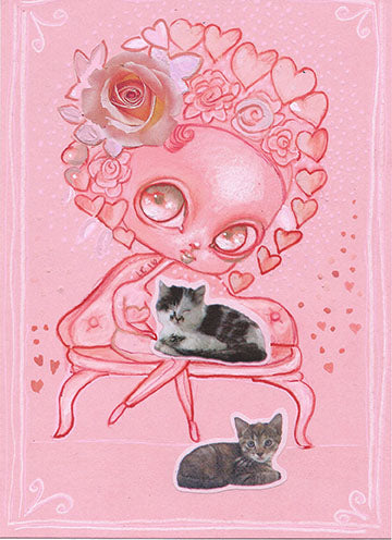 kitten love (print)