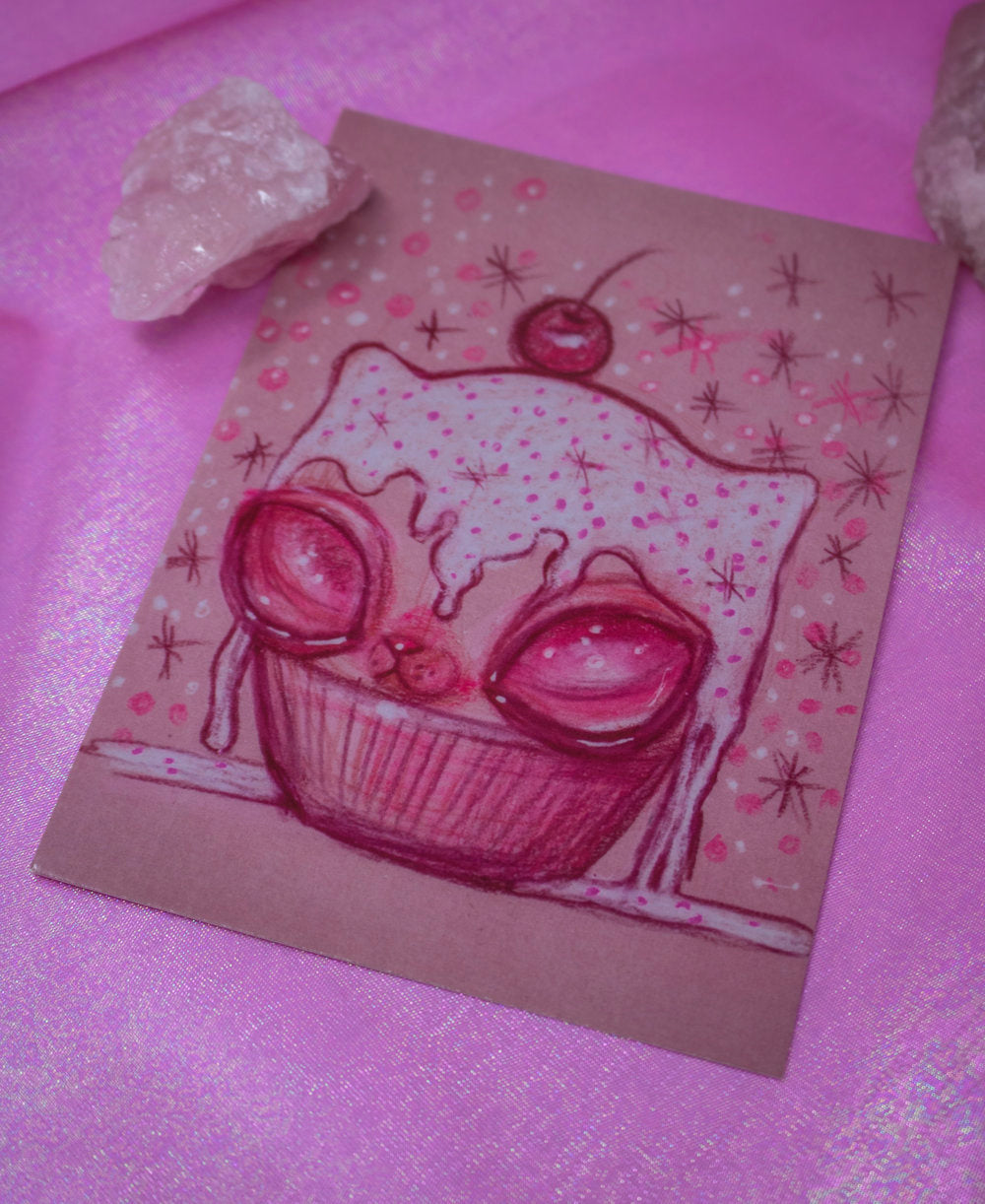 Cupcake Cat (print)