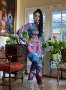 Rainbow Tears Yoga Pants