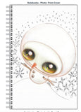 snowman notebook 5.5" x 8"