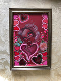 valentine girl (original or print)